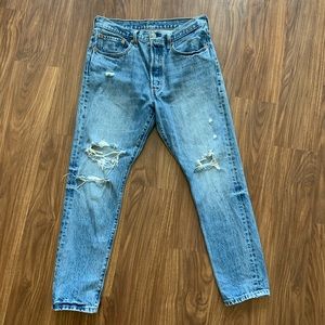Levi’s 501 Destroyed Skinny Jeans